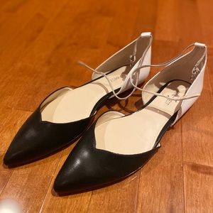 9 West Multicolor Nude Flats, barely used
